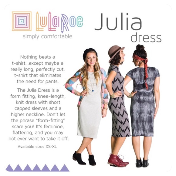 🆕LULAROE julia ringer heathered gray dress - Picture 8 of 8